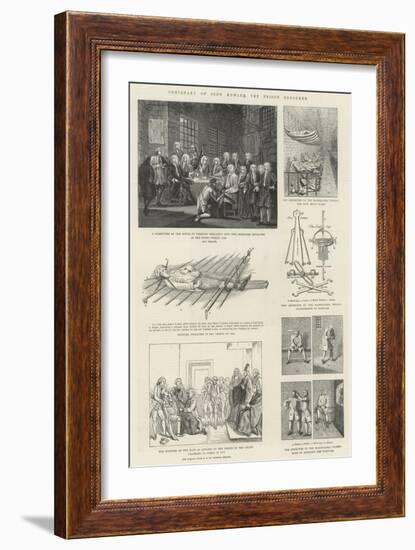 Centenary of John Howard, the Prison Reformer-William Hogarth-Framed Giclee Print