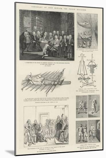 Centenary of John Howard, the Prison Reformer-William Hogarth-Mounted Giclee Print