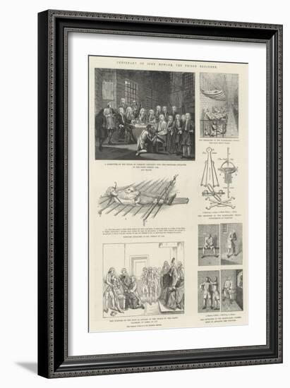 Centenary of John Howard, the Prison Reformer-William Hogarth-Framed Giclee Print