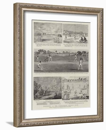 Centenary of the Marylebone Cricket Club-Francis Hayman-Framed Giclee Print