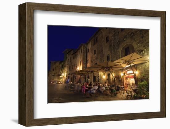 Center of San Gimignano. UNESCO World Heritage Site. Tuscany, Italy-Tom Norring-Framed Photographic Print