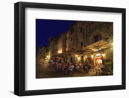 Center of San Gimignano. UNESCO World Heritage Site. Tuscany, Italy-Tom Norring-Framed Photographic Print