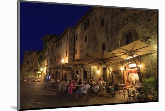 Center of San Gimignano. UNESCO World Heritage Site. Tuscany, Italy-Tom Norring-Mounted Photographic Print