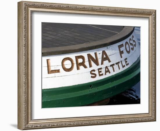 Center ror Wooden Boats on Lake Union, Seattle, Washington, USA-William Sutton-Framed Photographic Print