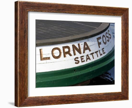 Center ror Wooden Boats on Lake Union, Seattle, Washington, USA-William Sutton-Framed Photographic Print