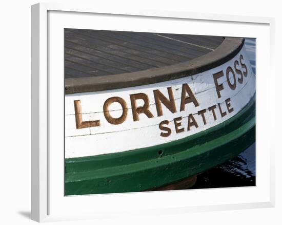 Center ror Wooden Boats on Lake Union, Seattle, Washington, USA-William Sutton-Framed Photographic Print