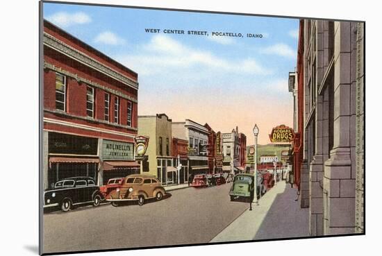 Center Street, Pocatello, Idaho-null-Mounted Art Print
