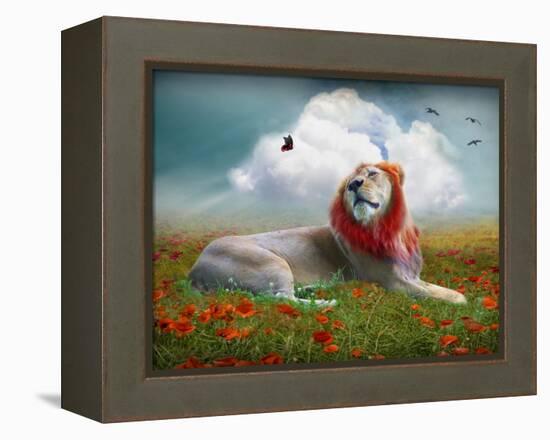 Centinoodle-Lynne Davies-Framed Premier Image Canvas