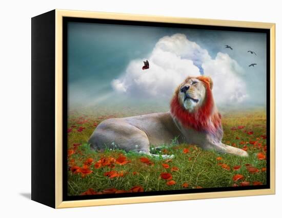 Centinoodle-Lynne Davies-Framed Premier Image Canvas