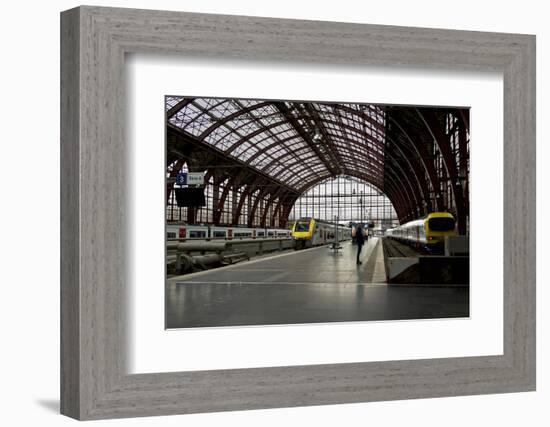 Centraal Station, Belgium, Antwerp.-Michele Molinari-Framed Photographic Print