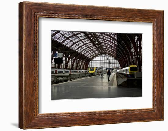 Centraal Station, Belgium, Antwerp.-Michele Molinari-Framed Photographic Print