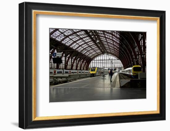 Centraal Station, Belgium, Antwerp.-Michele Molinari-Framed Photographic Print