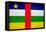 Central African Republic Flag Design with Wood Patterning - Flags of the World Series-Philippe Hugonnard-Framed Stretched Canvas