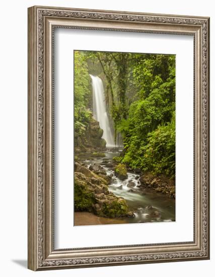 Central America, Costa Rica. Templo Waterfall in Rain Forest-Jaynes Gallery-Framed Photographic Print