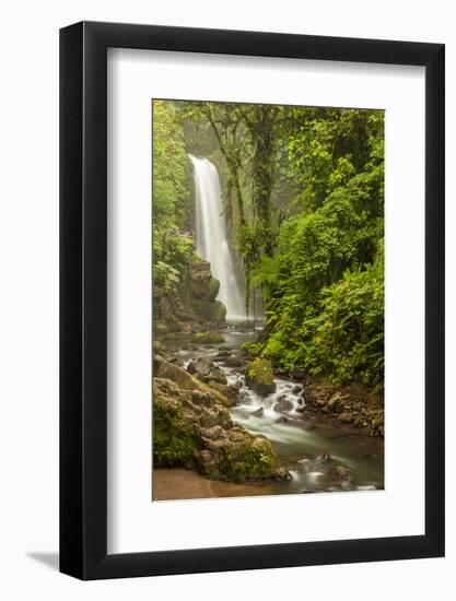 Central America, Costa Rica. Templo Waterfall in Rain Forest-Jaynes Gallery-Framed Photographic Print