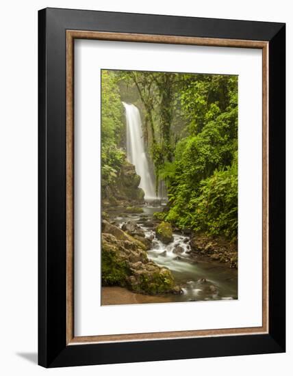 Central America, Costa Rica. Templo Waterfall in Rain Forest-Jaynes Gallery-Framed Photographic Print