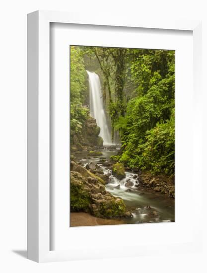 Central America, Costa Rica. Templo Waterfall in Rain Forest-Jaynes Gallery-Framed Photographic Print