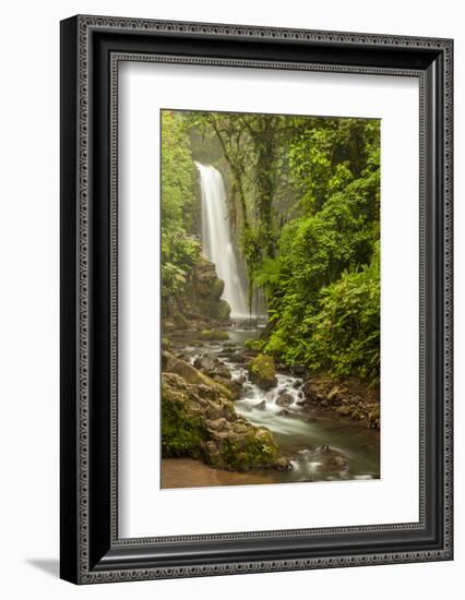 Central America, Costa Rica. Templo Waterfall in Rain Forest-Jaynes Gallery-Framed Photographic Print