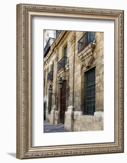 Central America, Cuba, Havana. Old Havana Architecture-Kymri Wilt-Framed Photographic Print