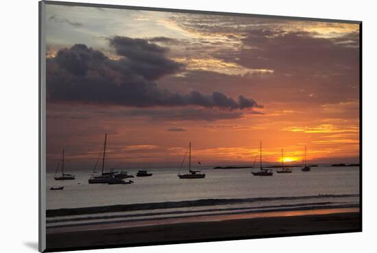 Central America, Nicaragua. Sunset at San Juan Del Sur Harbor-Kymri Wilt-Mounted Photographic Print