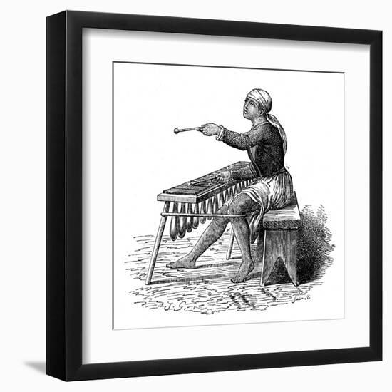 Central American Music: the Marimba-null-Framed Art Print