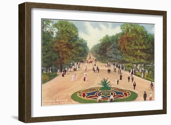 Central Avenue, Belle Isle, Detroit, Michigan-null-Framed Art Print