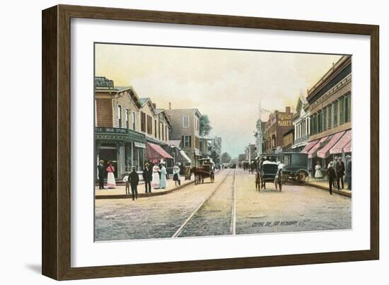 Central Avenue, Far Rockaway, New York-null-Framed Art Print