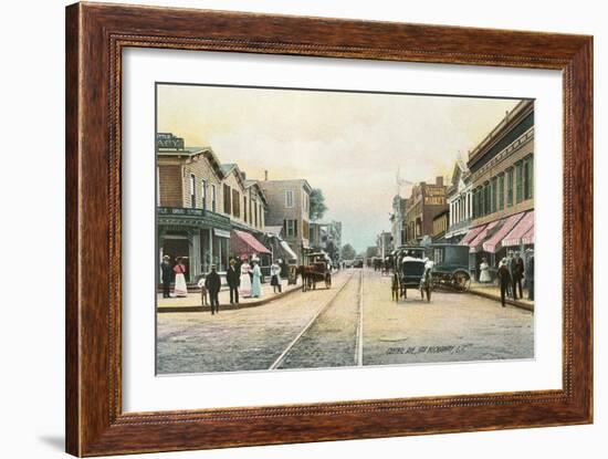 Central Avenue, Far Rockaway, New York-null-Framed Art Print