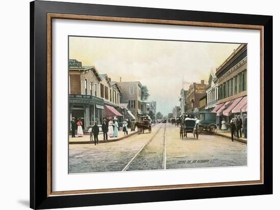 Central Avenue, Far Rockaway, New York-null-Framed Art Print