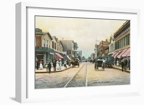 Central Avenue, Far Rockaway, New York-null-Framed Art Print