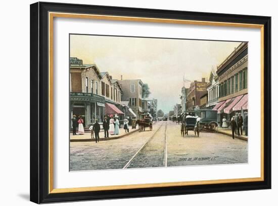 Central Avenue, Far Rockaway, New York-null-Framed Art Print