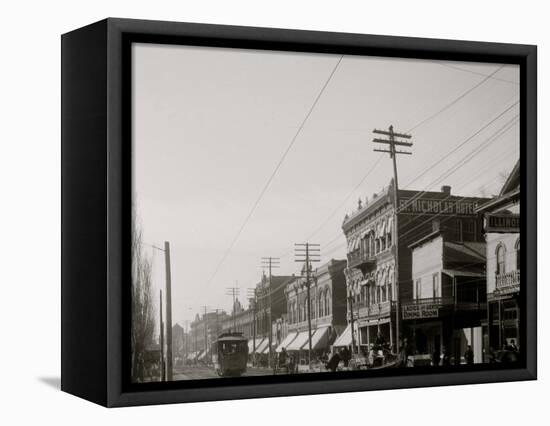 Central Avenue, Hot Springs, Arkansas-null-Framed Stretched Canvas