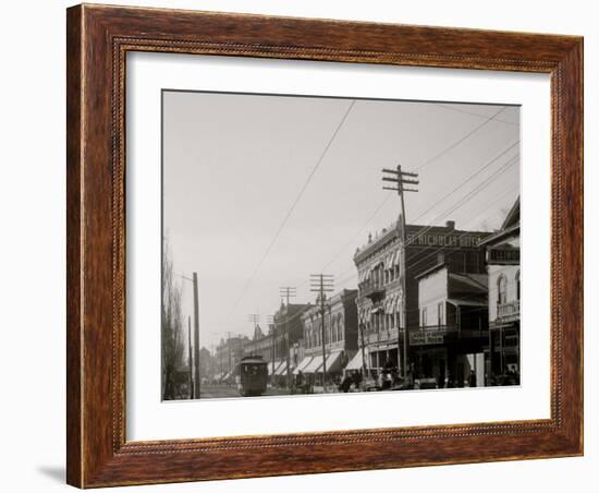 Central Avenue, Hot Springs, Arkansas-null-Framed Photo