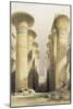 Central avenue of the Great Hall of Columns, Karnak, Egypt, 19th century-David Roberts-Mounted Giclee Print