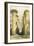 Central Avenue of the Great Hall of Columns, Karnak, from Egypt and Nubia, Vol.1-David Roberts-Framed Giclee Print