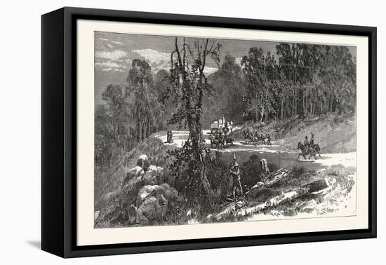 Central Avenue, the New Rugby, 1880, USA, America-null-Framed Premier Image Canvas