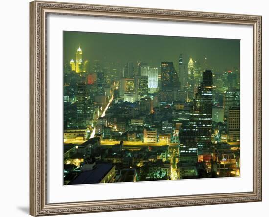 Central Bangkok Detail, Thailand-Walter Bibikow-Framed Photographic Print