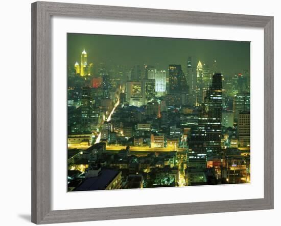 Central Bangkok Detail, Thailand-Walter Bibikow-Framed Photographic Print