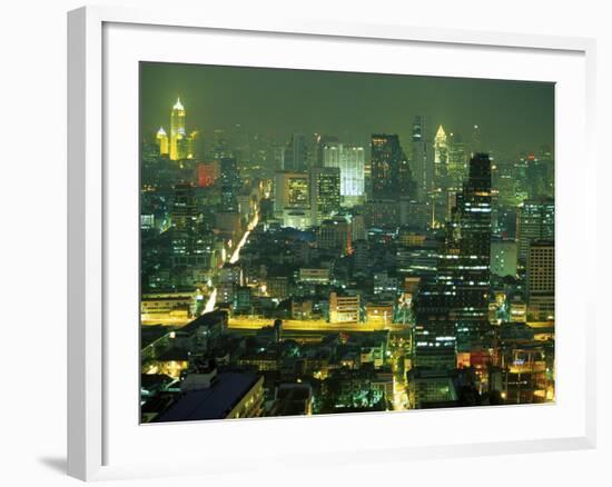 Central Bangkok Detail, Thailand-Walter Bibikow-Framed Photographic Print