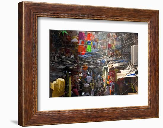 Central Bazaar District, Mumbai, India-Peter Adams-Framed Photographic Print