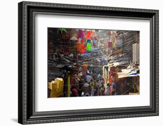 Central Bazaar District, Mumbai, India-Peter Adams-Framed Photographic Print