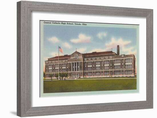 Central Catholic High School, Toledo-null-Framed Art Print