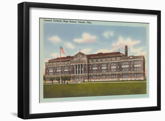 Central Catholic High School, Toledo-null-Framed Art Print