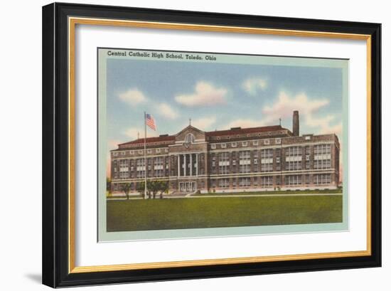 Central Catholic High School, Toledo-null-Framed Art Print