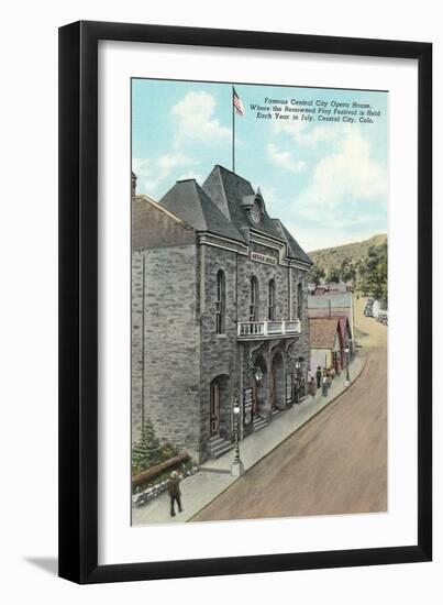 Central City Opera House-null-Framed Art Print