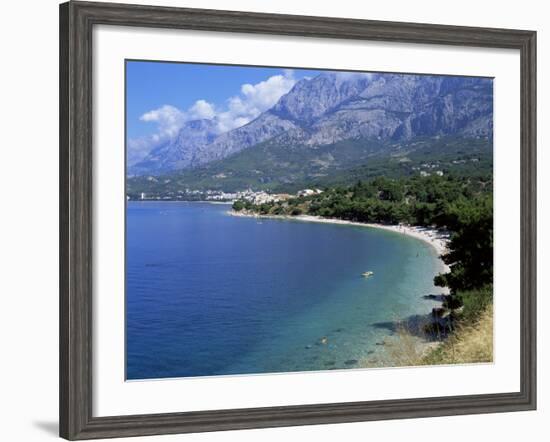 Central Dalmatian Coastline Known as Makarska Riviera, Dalmatia, Croatia, Europe-Tony Gervis-Framed Photographic Print