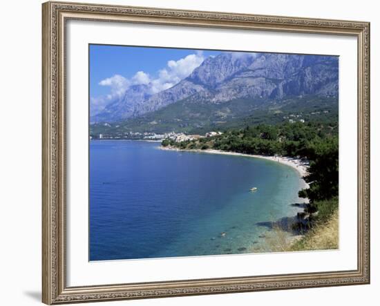 Central Dalmatian Coastline Known as Makarska Riviera, Dalmatia, Croatia, Europe-Tony Gervis-Framed Photographic Print