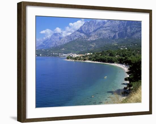 Central Dalmatian Coastline Known as Makarska Riviera, Dalmatia, Croatia, Europe-Tony Gervis-Framed Photographic Print