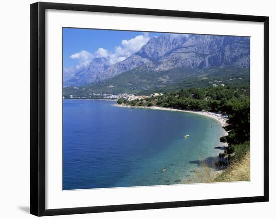 Central Dalmatian Coastline Known as Makarska Riviera, Dalmatia, Croatia, Europe-Tony Gervis-Framed Photographic Print