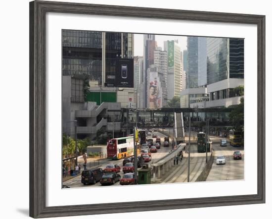 Central District, Hong Kong, China-Sergio Pitamitz-Framed Photographic Print